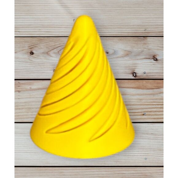 Pass Through Fidget Cone - 2-1/2" x 2" - Yellow #3010-10 - Picture 1 of 3
